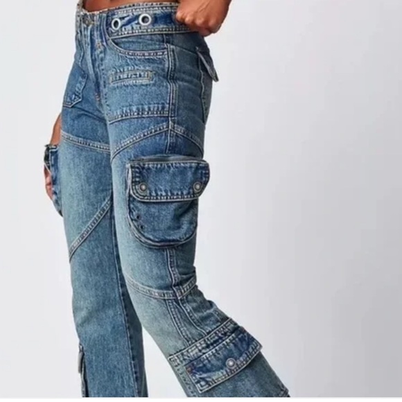 Free People Call Me Crazy Jeans - Picture 3 of 8